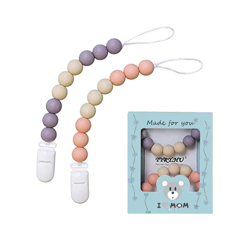 Silicone Pacifier Clip & Teether Toy