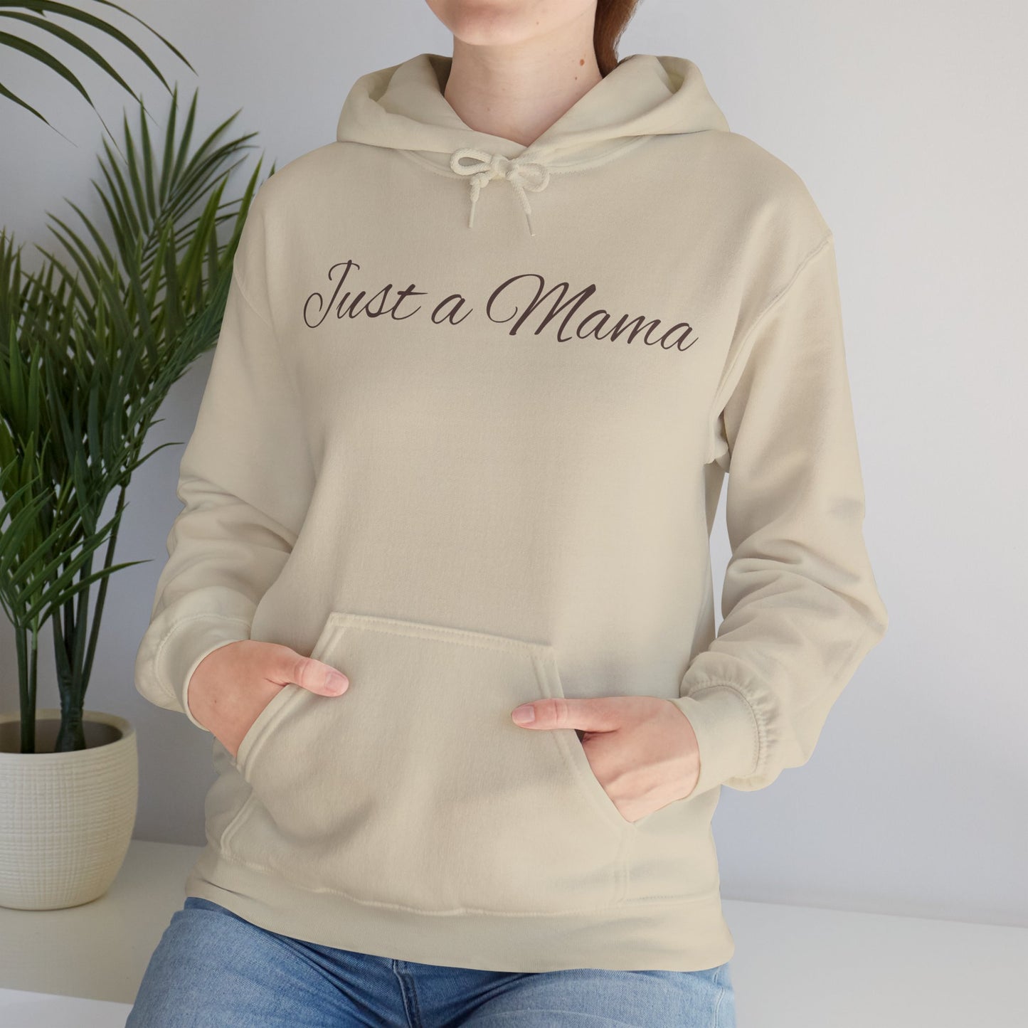 Just a Mama Hoodie - Cozy Gift for Mothers, Mother's Day, Autumn Fashion, Personalized Mom Sweatshirt, Comfy Casual Wear