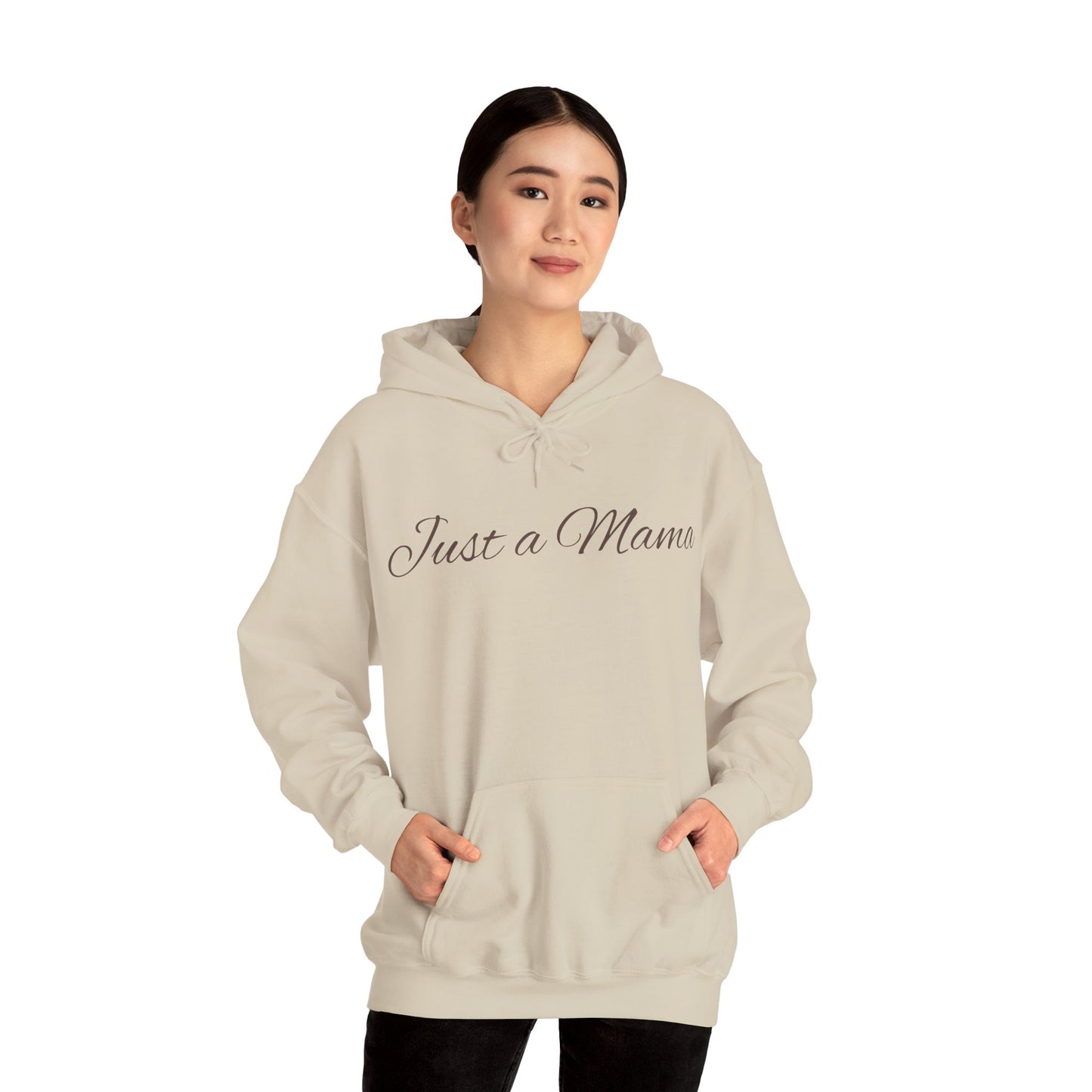 Just a Mama Hoodie - Cozy Gift for Mothers, Mother's Day, Autumn Fashion, Personalized Mom Sweatshirt, Comfy Casual Wear