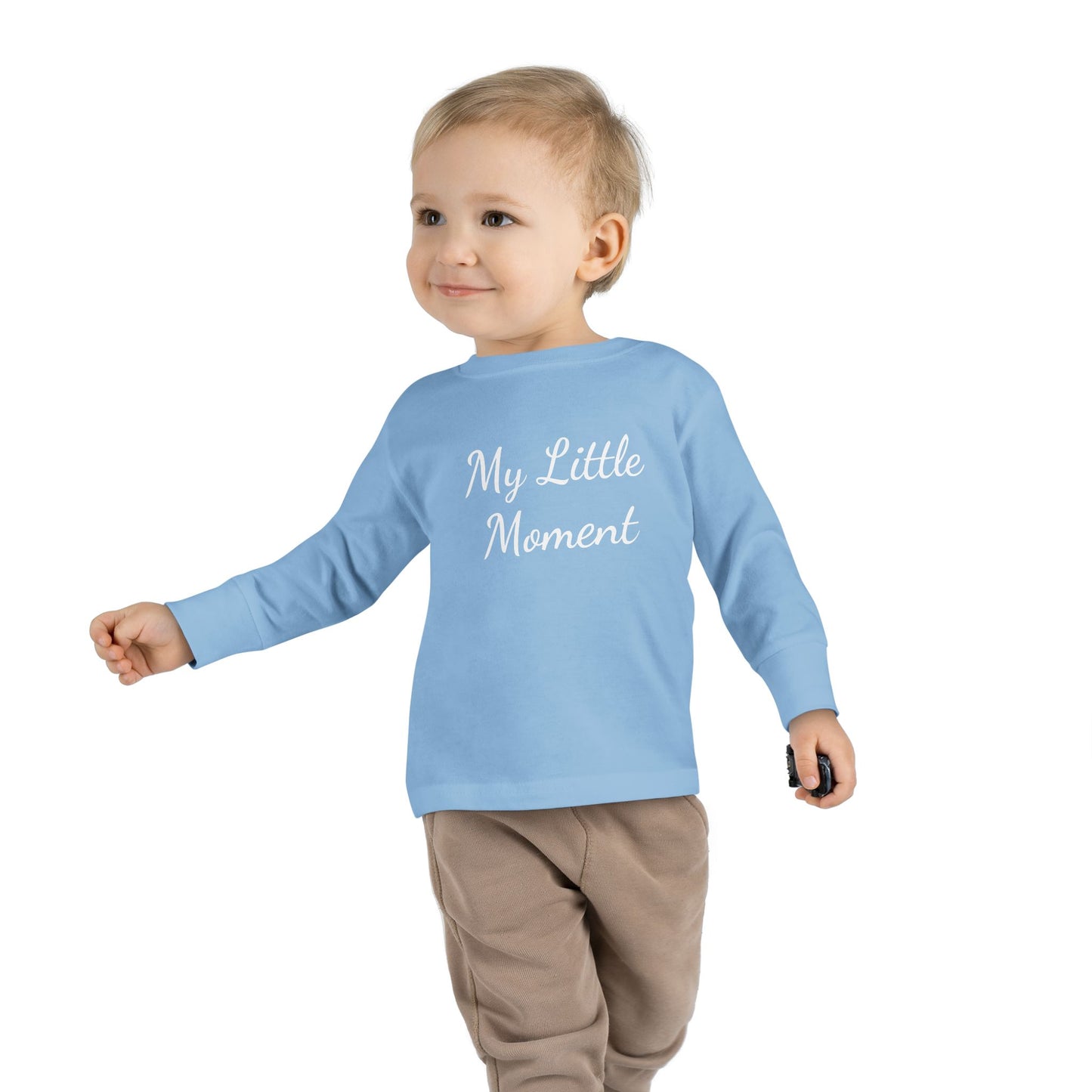 My Little Moment Toddler Long Sleeve Tee, Cute Kids Top, Baby Shower Gift, Toddler Fashion, Everyday Wear, Birthday Outfit, Playdate Tee