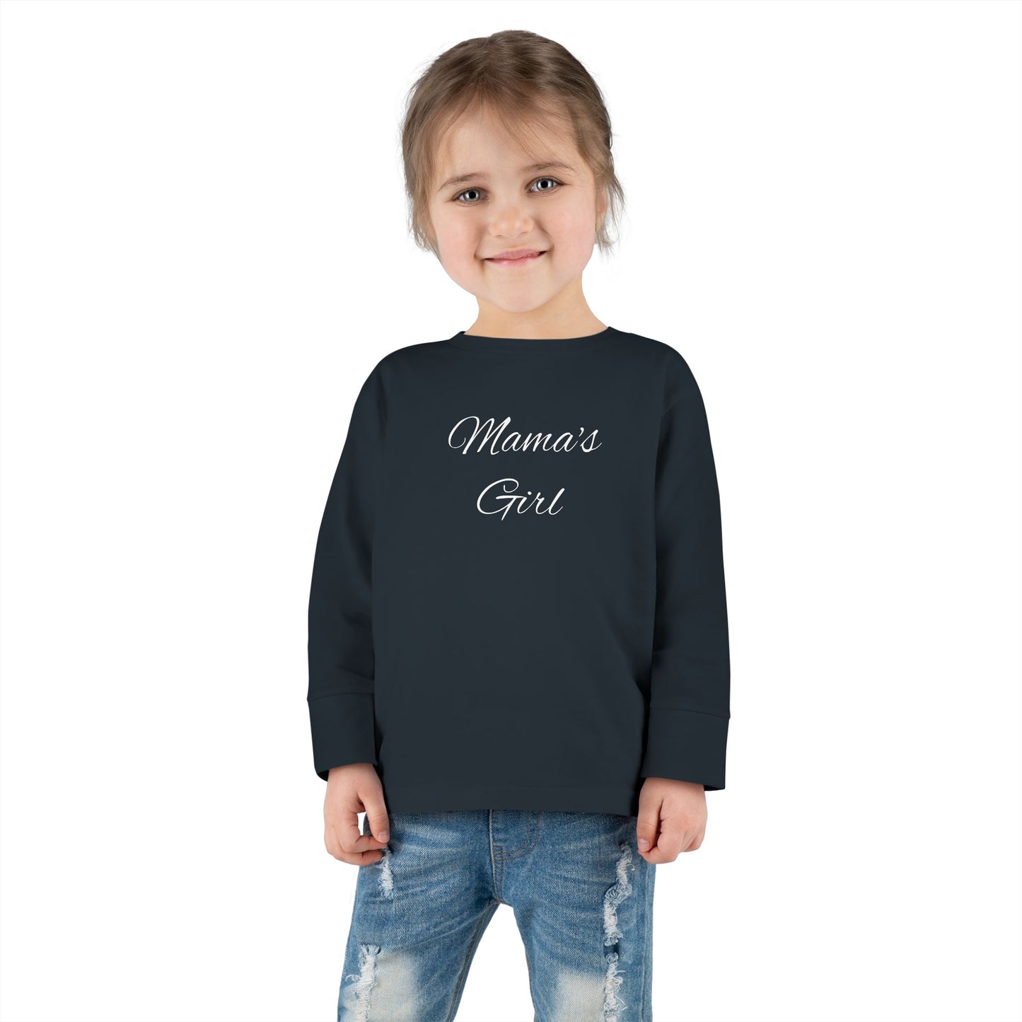 Mama's Girl Toddler Long Sleeve Tee | Cute Kids Shirt, Baby Apparel, Family Matching Outfit, Gift for New Moms, Everyday Wear
