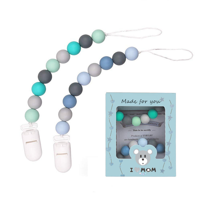 Silicone Pacifier Clip & Teether Toy