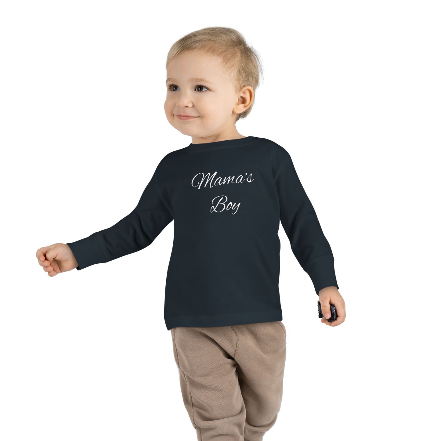 Mama's Son Toddler Long Sleeve Tee, Cute Baby Shirt, Kids Fashion, Gift for Mom, Birthday Outfit, Baby Shower Gift