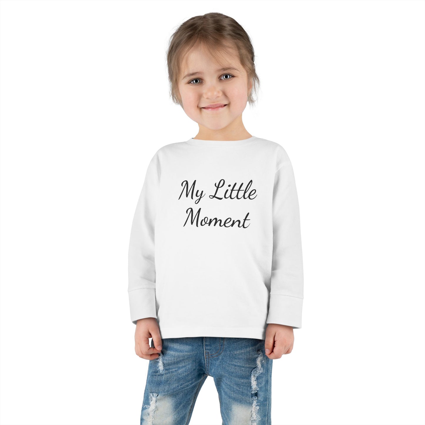 My Little Moment Toddler Long Sleeve Tee, Cute Kids Top, Baby Shower Gift, Toddler Fashion, Everyday Wear, Birthday Outfit, Playdate Tee
