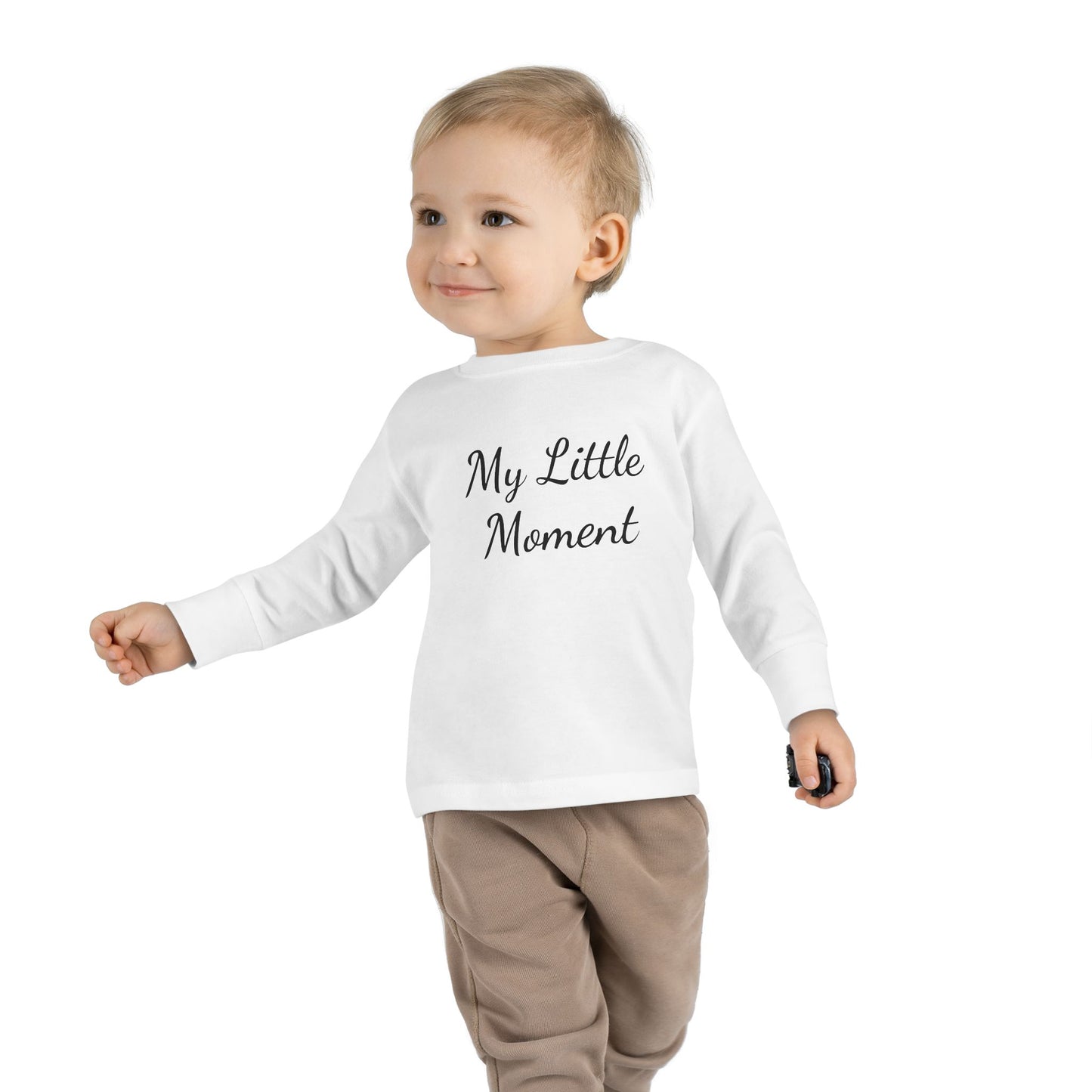 My Little Moment Toddler Long Sleeve Tee, Cute Kids Top, Baby Shower Gift, Toddler Fashion, Everyday Wear, Birthday Outfit, Playdate Tee