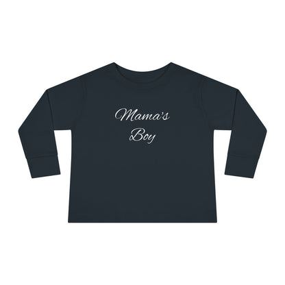 Mama's Son Toddler Long Sleeve Tee, Cute Baby Shirt, Kids Fashion, Gift for Mom, Birthday Outfit, Baby Shower Gift