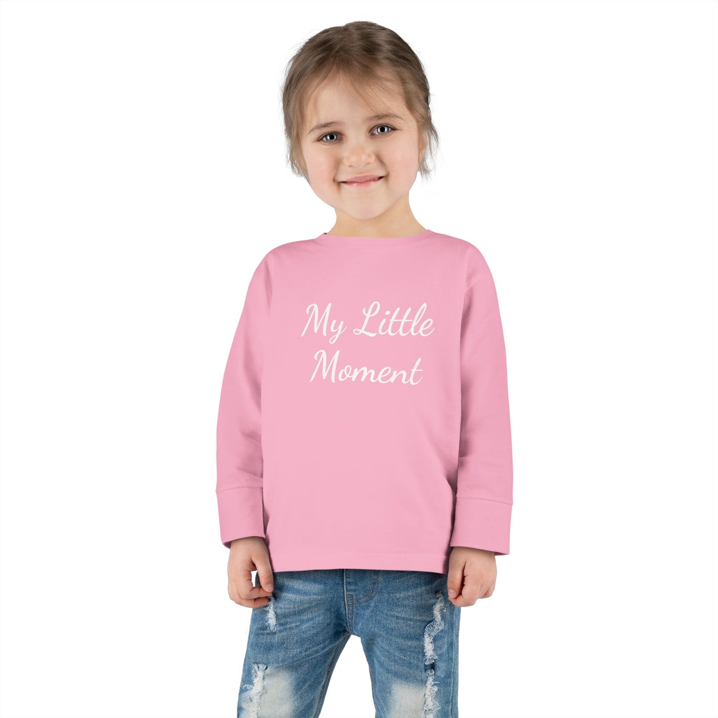 My Little Moment Toddler Long Sleeve Tee, Cute Kids Top, Baby Shower Gift, Toddler Fashion, Everyday Wear, Birthday Outfit, Playdate Tee