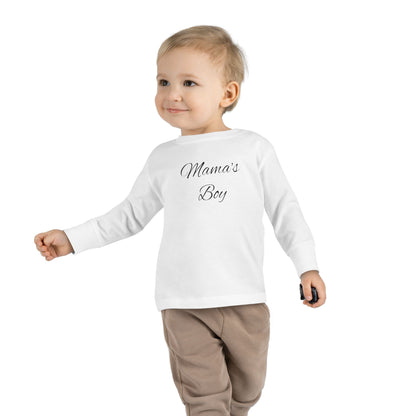 Mama's Son Toddler Long Sleeve Tee, Cute Baby Shirt, Kids Fashion, Gift for Mom, Birthday Outfit, Baby Shower Gift