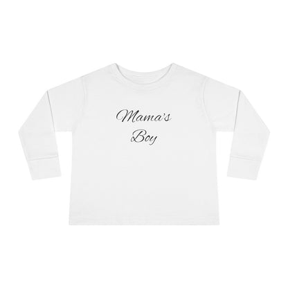 Mama's Son Toddler Long Sleeve Tee, Cute Baby Shirt, Kids Fashion, Gift for Mom, Birthday Outfit, Baby Shower Gift